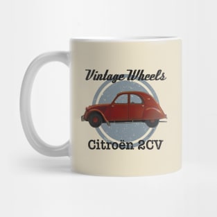 Vintage Wheels - '58 Citroen 2CV Mug